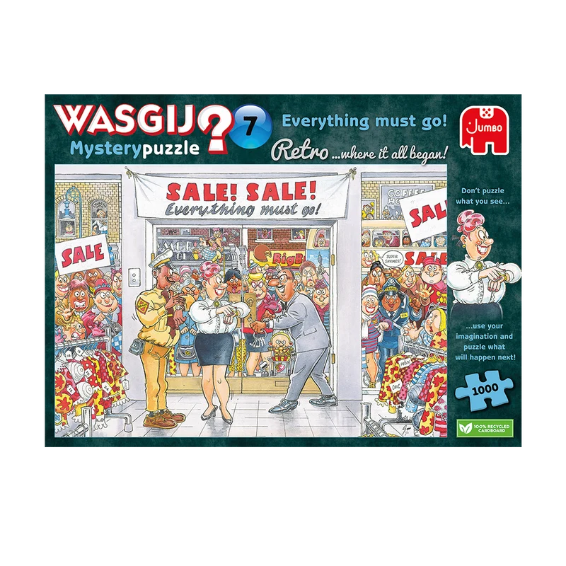 Wasgij Retro Mystery 7 - Everything Must Go! (1000 pieces)