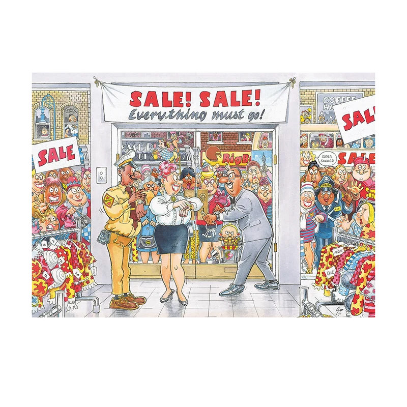 Wasgij Retro Mystery 7 - Everything Must Go! (1000 pieces)