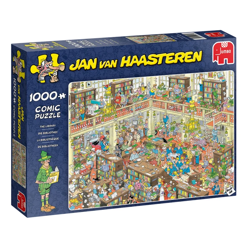 Jan van Haasteren - The Library (1000 pieces)