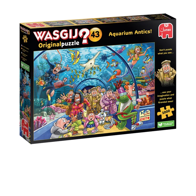 Wasgij Original 43 - Aquarium Antics! (1000 pieces)