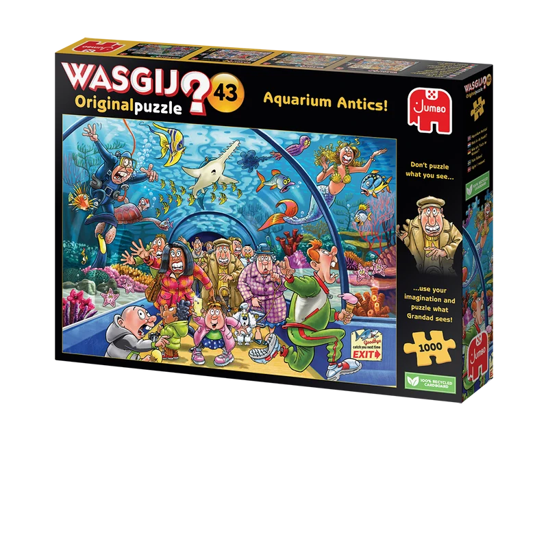 Wasgij Original 43 - Aquarium Antics! (1000 pieces)