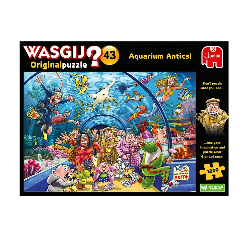Wasgij Original 43 - Aquarium Antics! (1000 pieces)