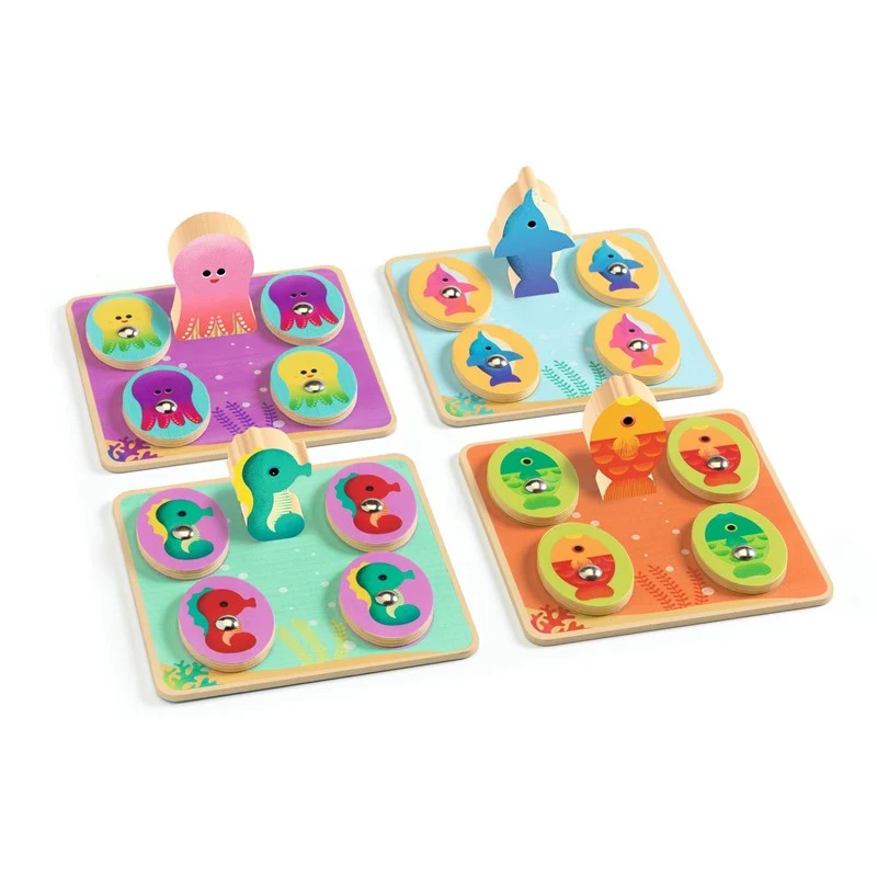 Juegos educativos Ludo Sea 4 Juegos · DJECO