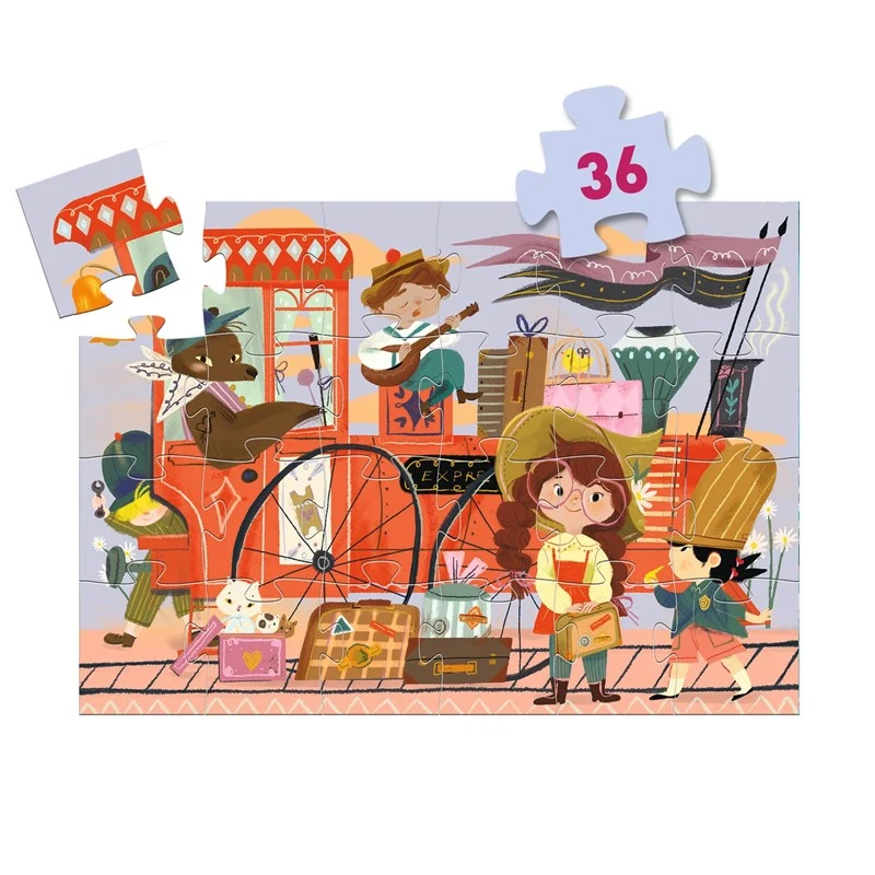 Puzzle Silueta · El viaje de Mia