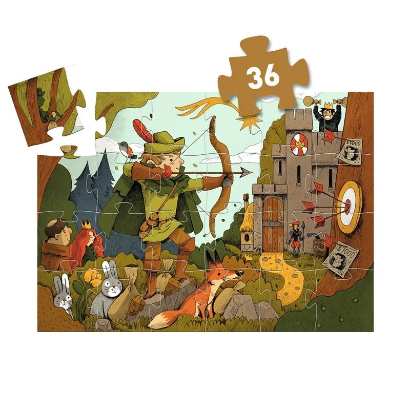Puzzle Silueta · Robin Hood