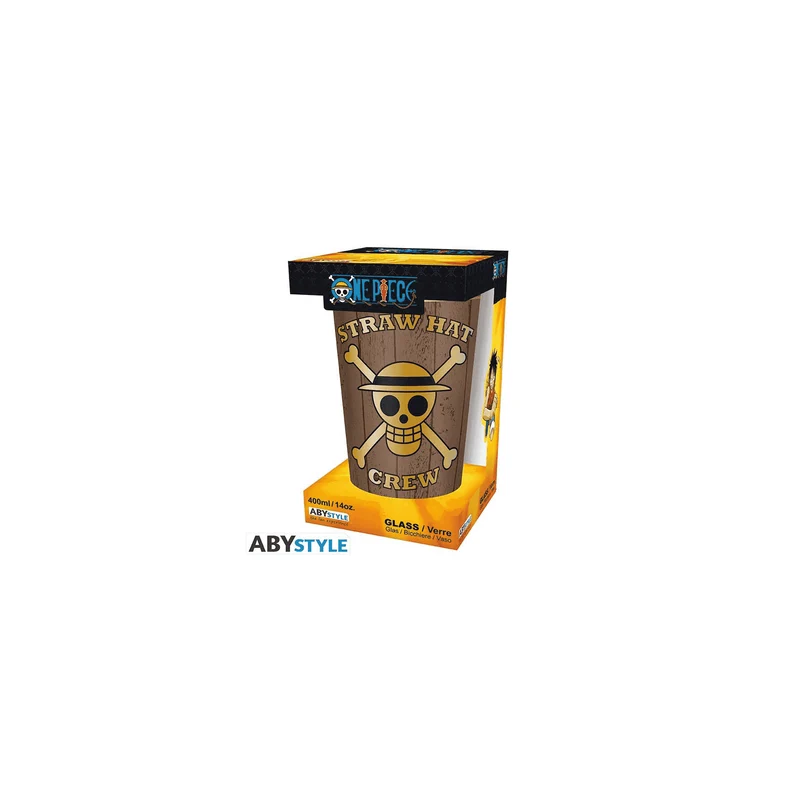 ONE PIECE Vaso Grande Calaveras 400ml