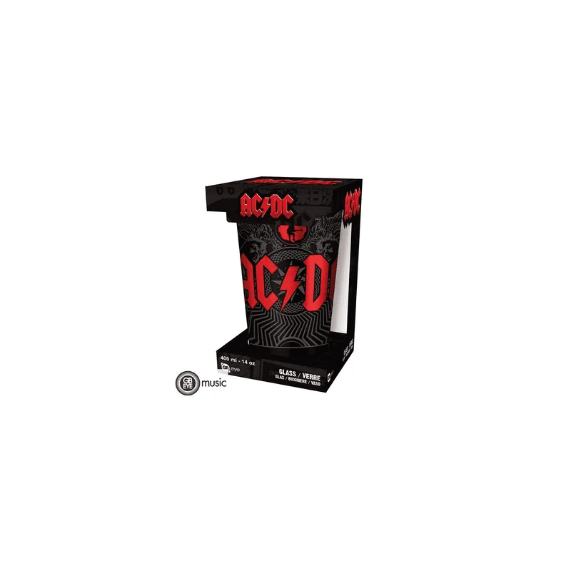 AC/DC - Vaso grande - 400ml - Black Ice