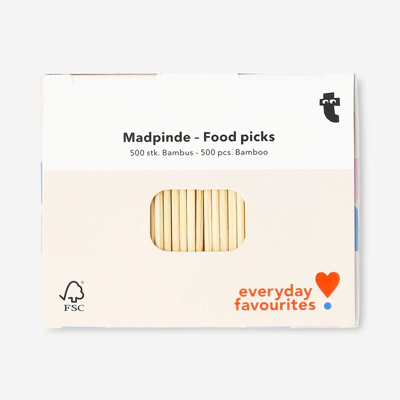 Bamboo food picks - 500 pcs