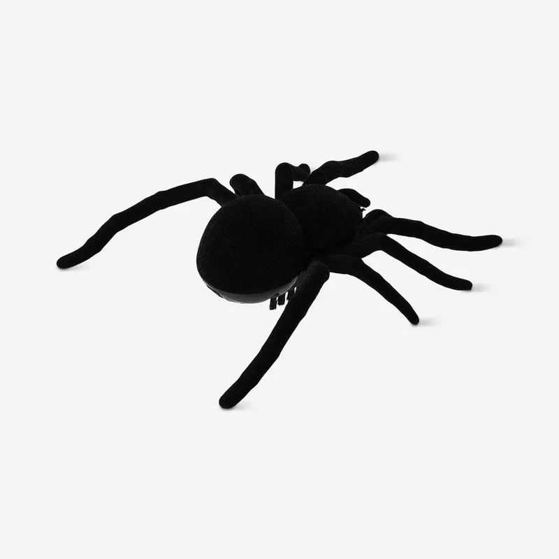 Vibrating black spider