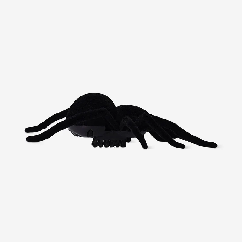Vibrating black spider