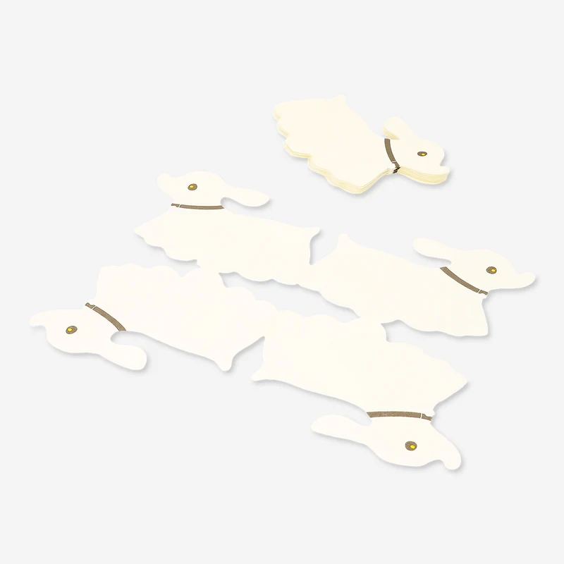 Ghost dog napkins - 16 pcs