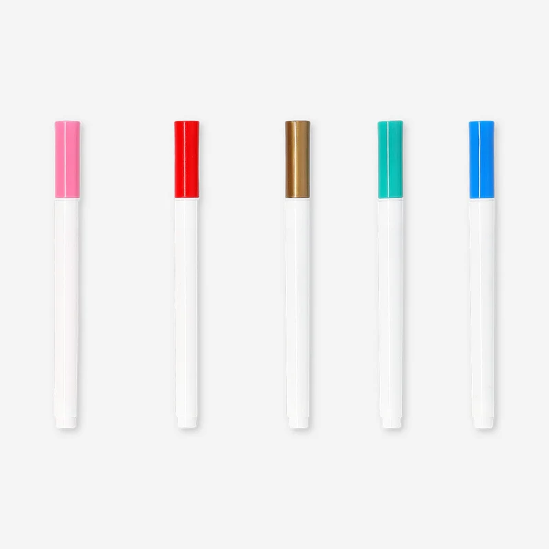 Acrylic markers for ceramics and glass - 5 pcs