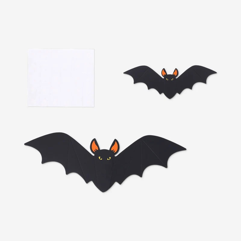 Decorative cardboard bats - 20 pcs