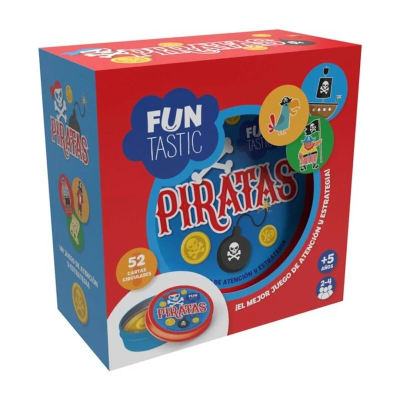 Piratas con Caja - Juego de mesa - Imagiland - 2-4 jugadores - 5+ años - 15 min