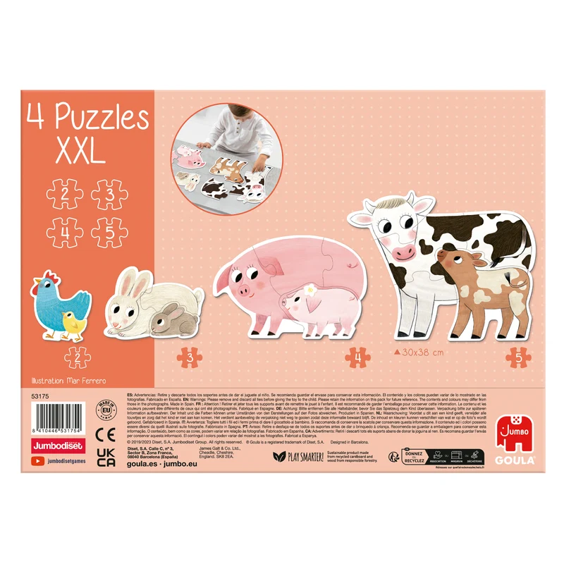 Goula - Puzzle XXL Mums & Babies