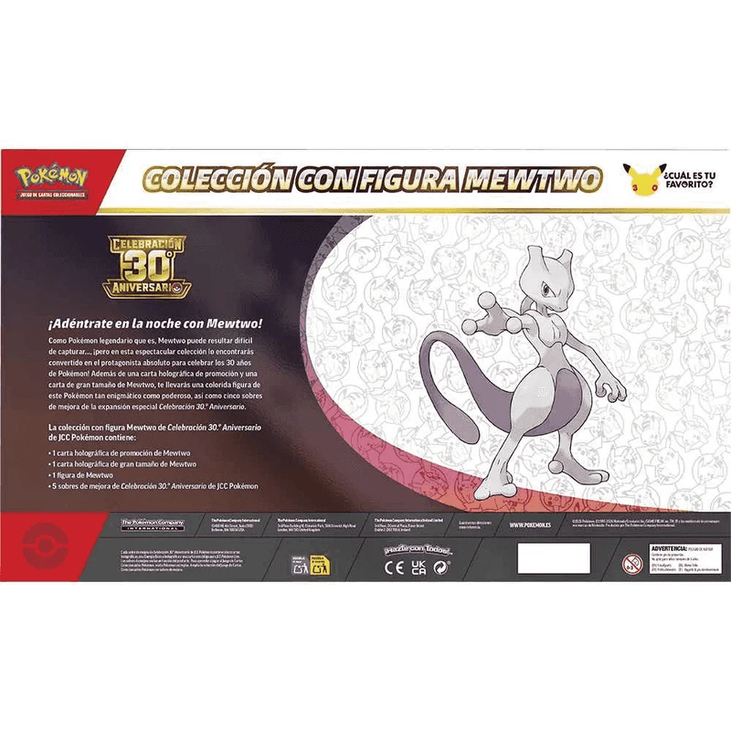 Pokémon TCG 30º Aniversario Figure Collection V2 con 5 Sobres y Figura +6 años
