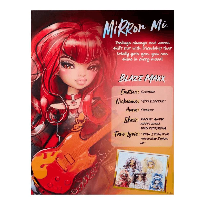 MirrorMi Academy Muñeca Fashion Blaze Maxx Electric de 26,5 cm