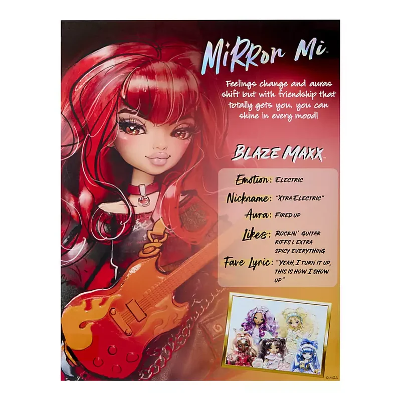 MirrorMi Academy Muñeca Fashion Blaze Maxx Electric de 26,5 cm