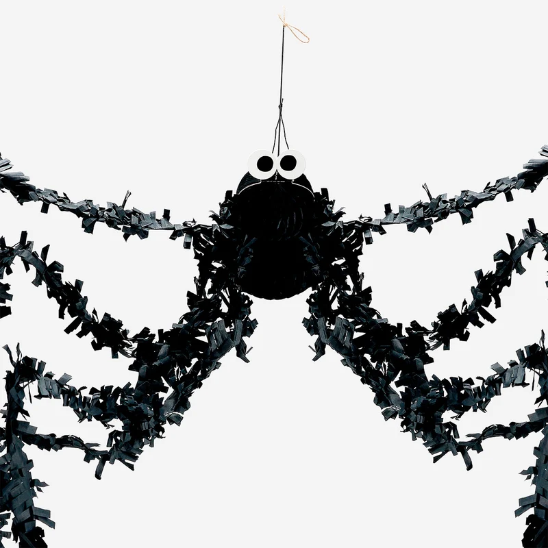 Hanging paper spider - 21 cm