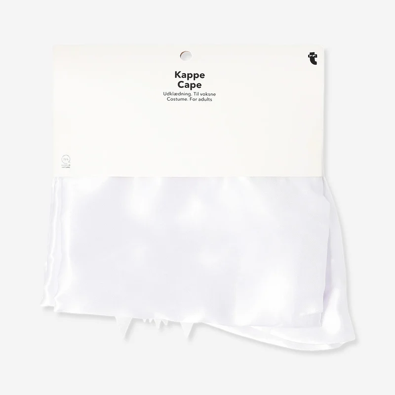 Silver ghost cape costume - For adults