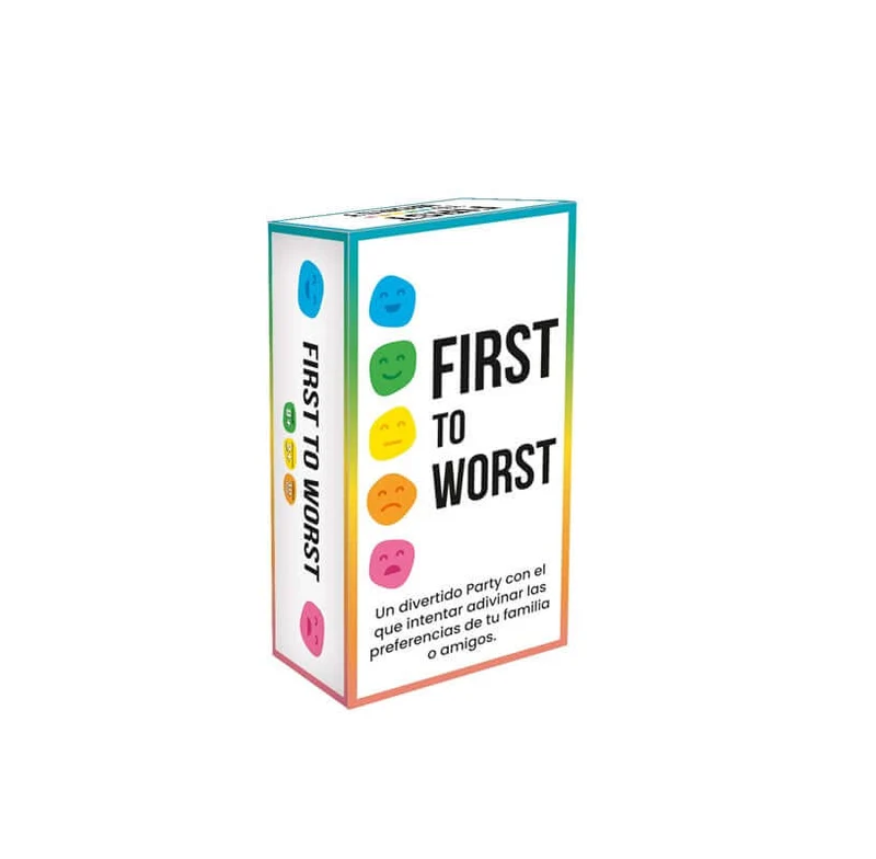 First To Worst - Juego de mesa - Ludilo - 2+ jugadores - 8+ años - 30 min