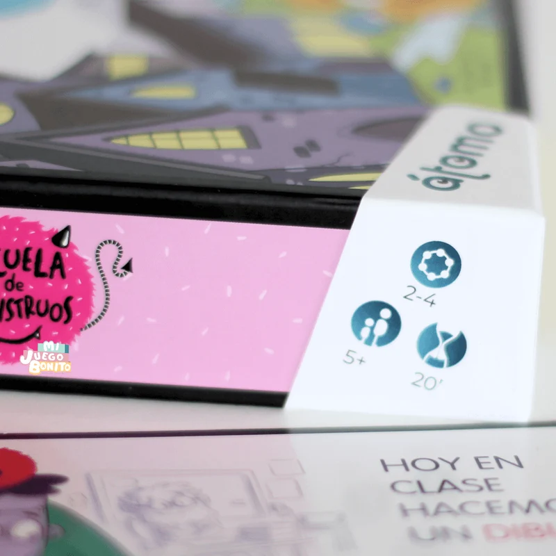 Escuela de Monstruos - Juego de mesa - Atomo - 2-4 jugadores - 5+ años - 20 min