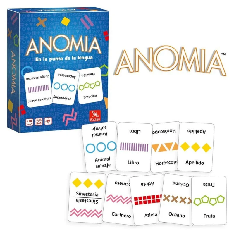 Anomia - Juego de mesa - Ludilo - 3-6 jugadores - 10+ años - 15 min