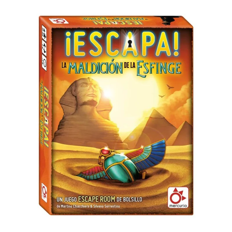 ¡Escapa! La Maldición de la Esfinge - Juego de mesa - Mercurio - 1-6 jugadores - 12+ años - 60 min