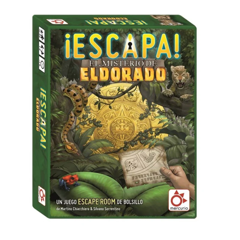 ¡Escapa! El misterio de El Dorado - Juego de mesa - Mercurio - 1-6 jugadores - 12+ años - 60 min