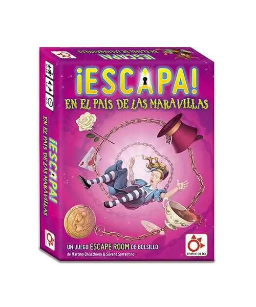 Escapa En el Pais de las Maravillas - Juego de mesa - Mercurio - 1-6 jugadores - 12+ años - 60 min