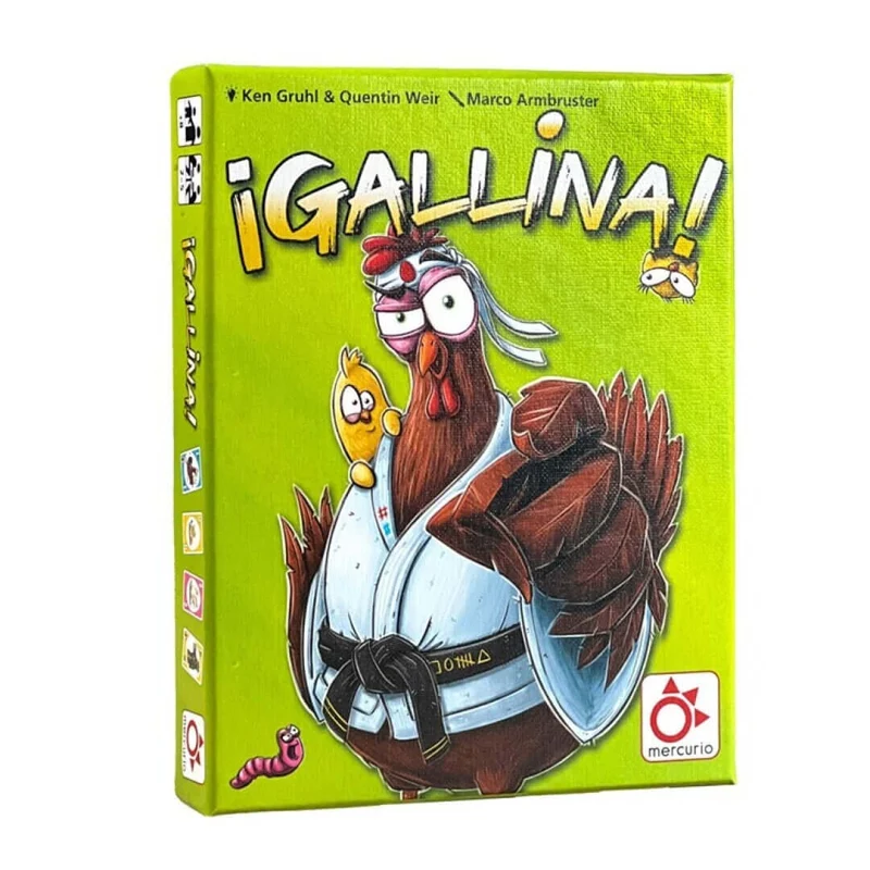 Gallina - Juego de mesa - Mercurio - 2-5 jugadores - 8+ años - 15 min