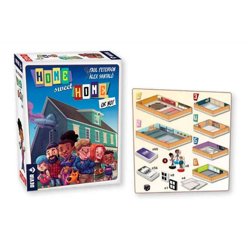 Hogar Dulce Hogar o no - Juego de mesa - Devir - 2-5 jugadores - 8+ años - 30 min