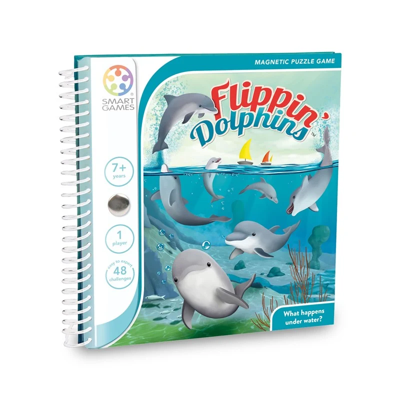 Flippin dolphins - Juego de mesa - SmartGames - 1 jugador - 7+ años - 10 min