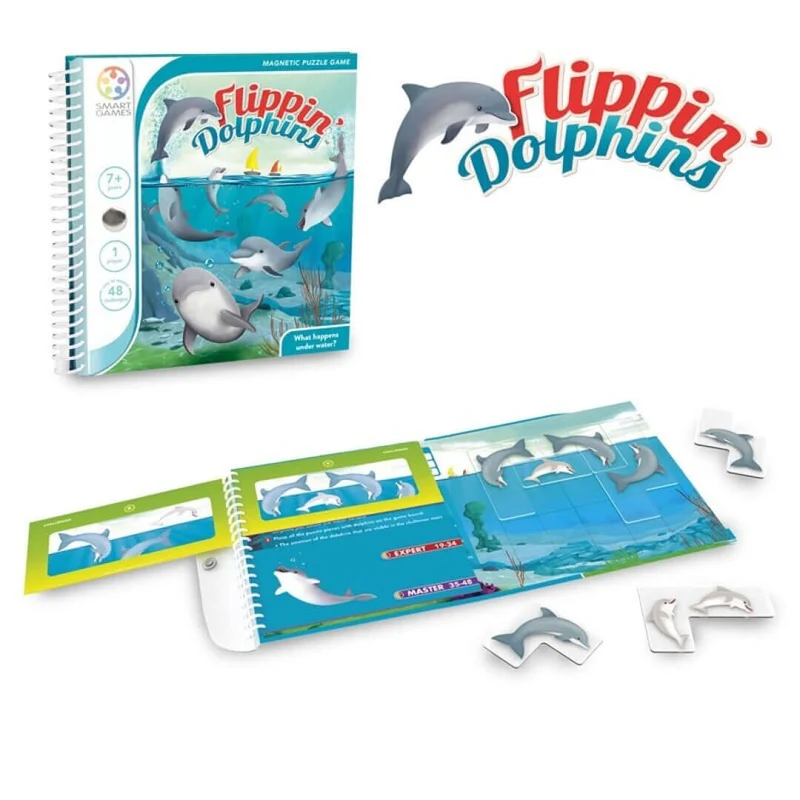 Flippin dolphins - Juego de mesa - SmartGames - 1 jugador - 7+ años - 10 min
