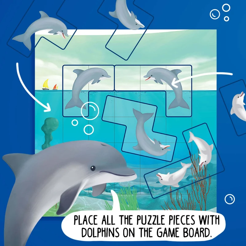 Flippin dolphins - Juego de mesa - SmartGames - 1 jugador - 7+ años - 10 min