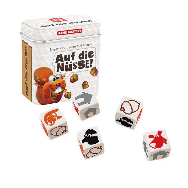 Go Nuts! - Juego de mesa - Game Factory - 2-5 jugadores - 7+ años - 15 min