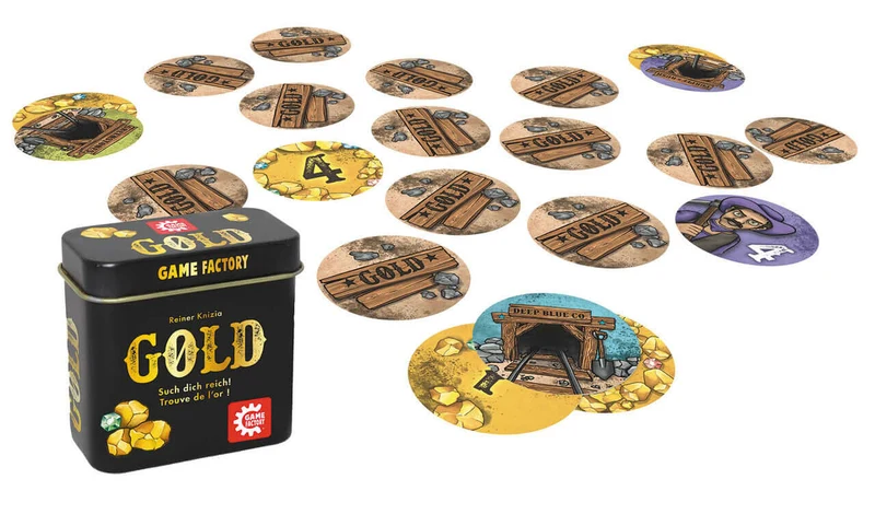 Gold - Juego de mesa - Game Factory - 2-5 jugadores - 6+ años - 15 min