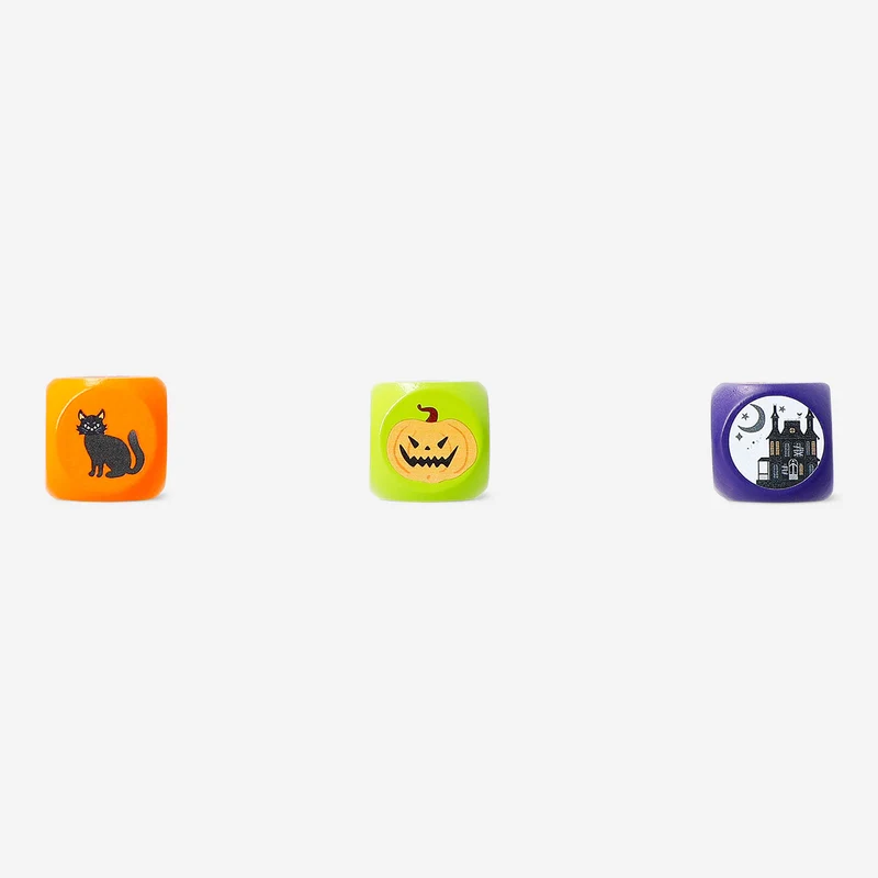 Halloween scary storyteller dice - 3 pcs