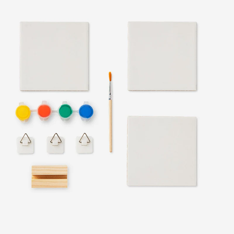DIY ceramic tiles - 3 pcs