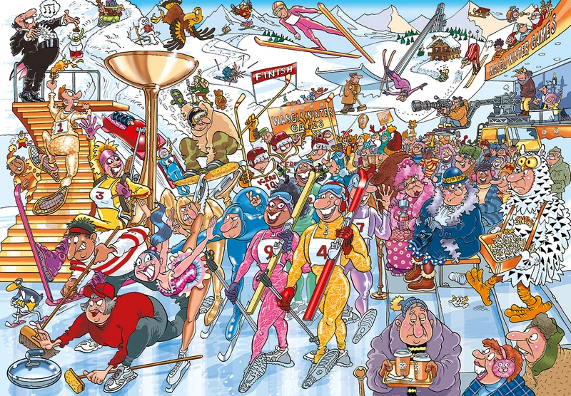 Wasgij Mystery 22 - Wasgij Winter Games! (1000 pieces)