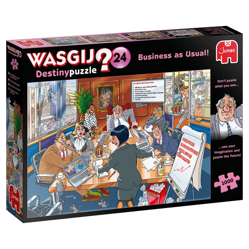 Wasgij Destiny 24 - Business as Usual! (1000 pieces)