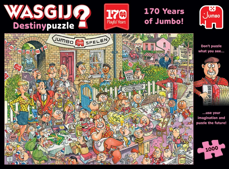 Wasgij Destiny - 170 Years of Jumbo! (1000 pieces)