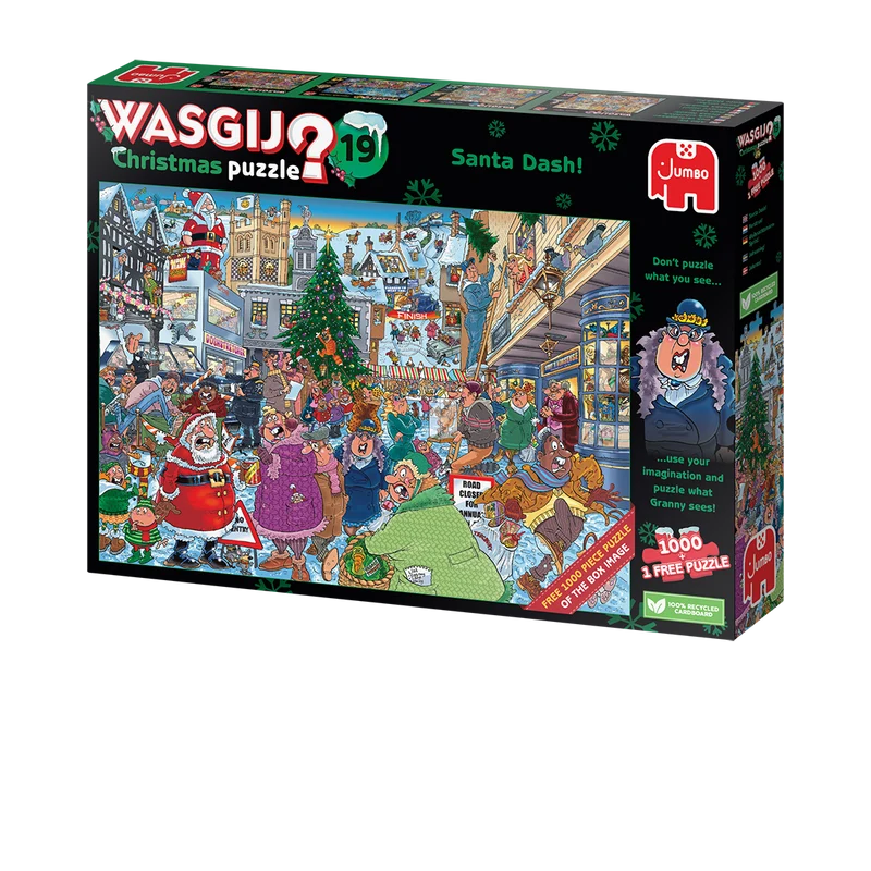 Wasgij Christmas 19 - Santa Dash! (2x1000 pieces)