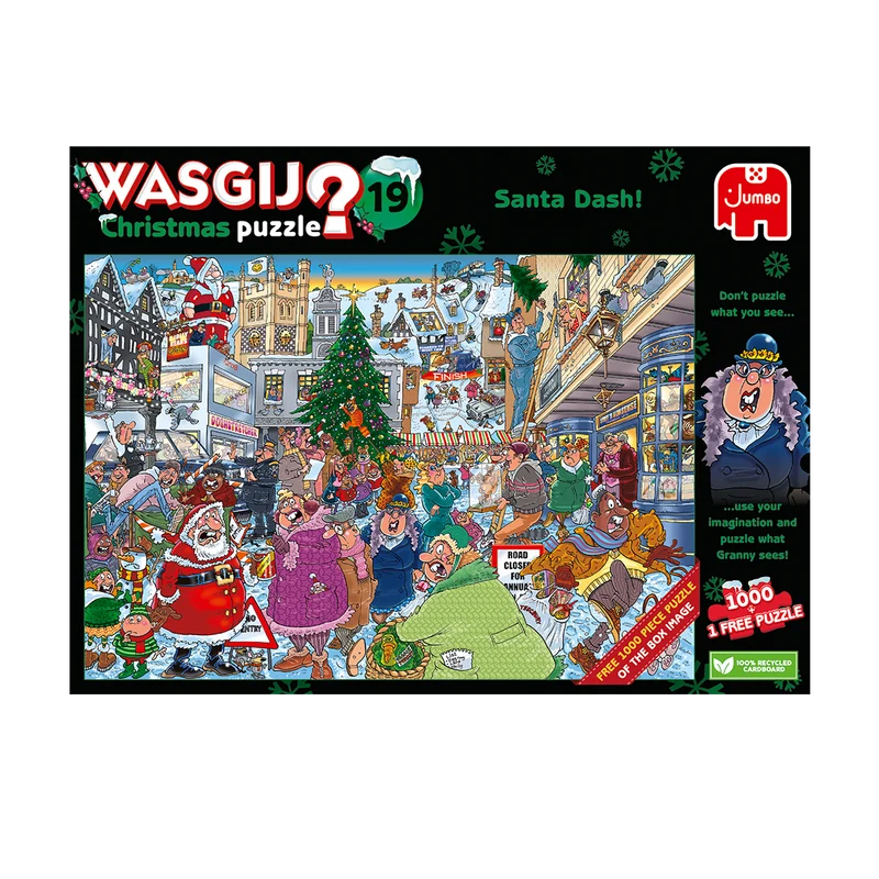 Wasgij Christmas 19 - Santa Dash! (2x1000 pieces)