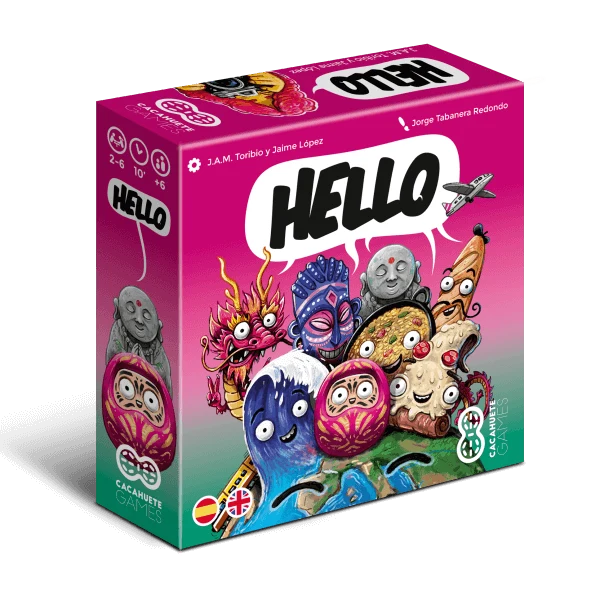 Hello - Juego de mesa - Cacahuete Games - 2-6 jugadores - 6+ años - 10 min