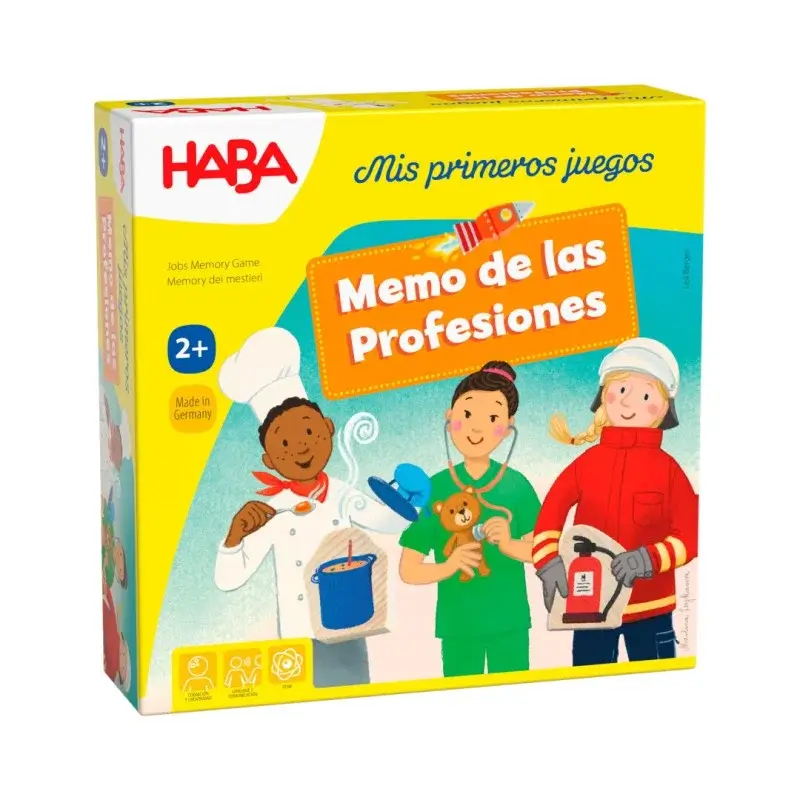 Mis primeros juegos Memo de las profesiones - Juego de mesa - Haba - 2-3 jugadores - 2+ años - 10 min