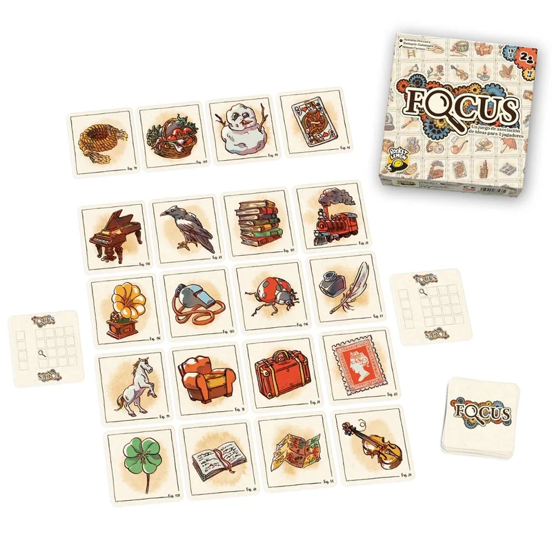 Focus - Juego de mesa - ROCKET LEMON - 2 jugadores - 10+ años - 15 min