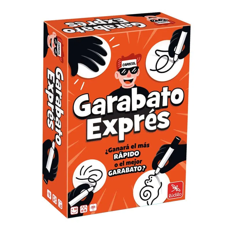 Garabato Express - Juego de mesa - Ludilo - 4-6 jugadores - 10+ años - 15 min