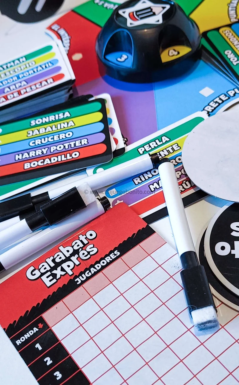 Garabato Express - Juego de mesa - Ludilo - 4-6 jugadores - 10+ años - 15 min