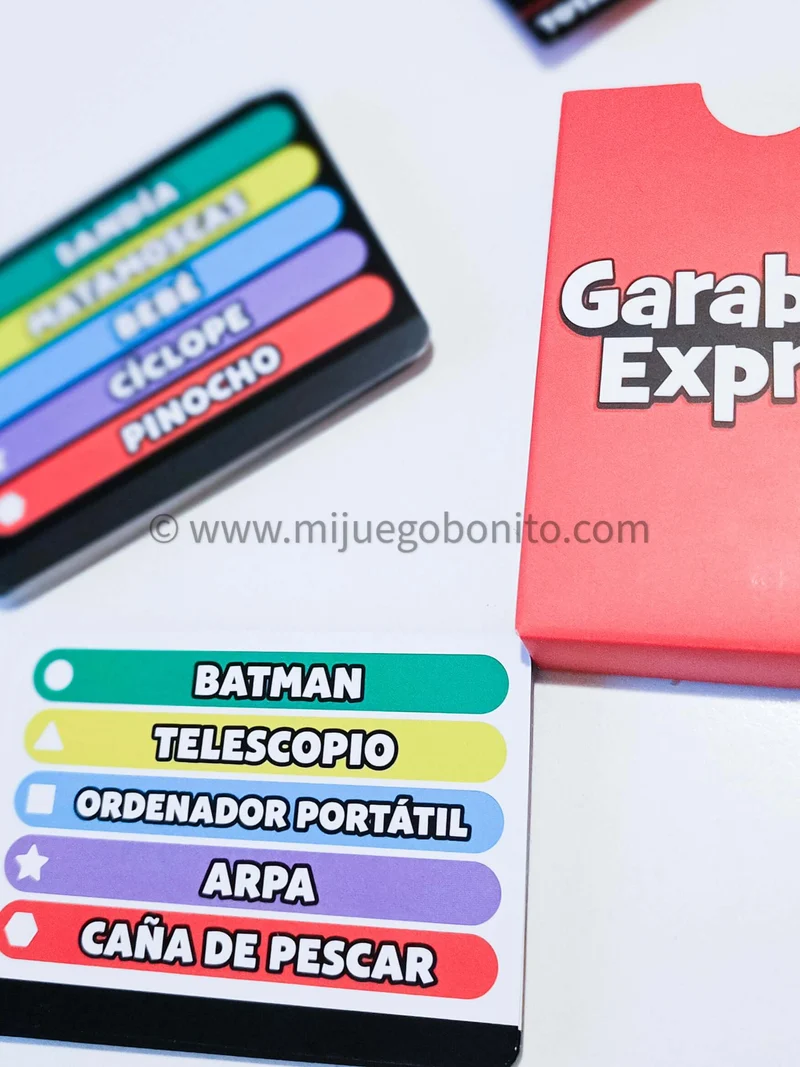 Garabato Express - Juego de mesa - Ludilo - 4-6 jugadores - 10+ años - 15 min